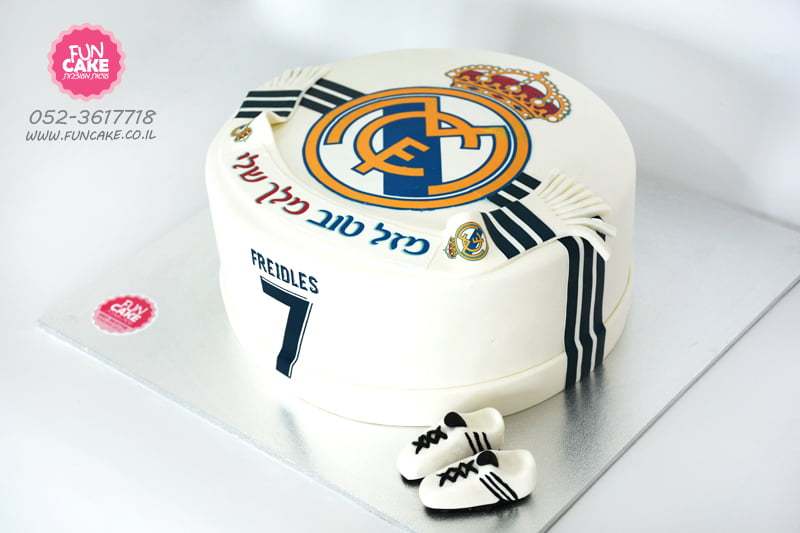 עוגה עם לוגו ריאל מדריד