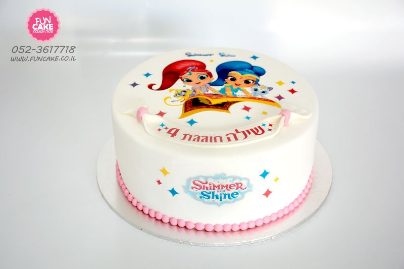 shimmer & shine cake